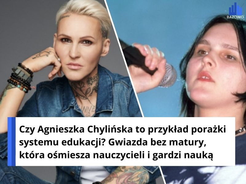 Czy Agnieszka Chylińska to przykład porażki systemu edukacji? Gwiazda bez matury, która ośmiesza nauczycieli i gardzi nauką
